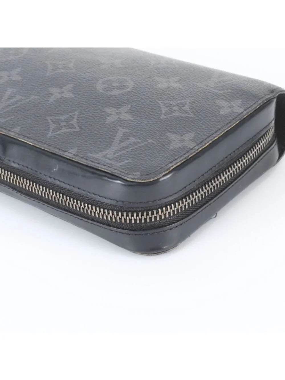 Louis Vuitton Monogram Eclipse Zippy Leather Wallet